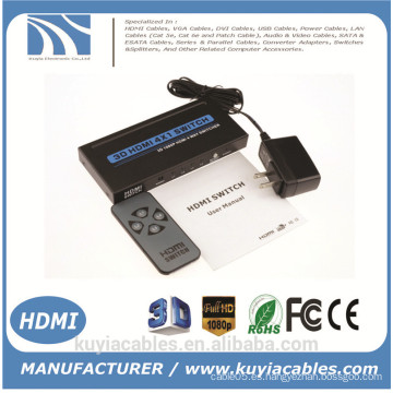 HDMI a estrenar HDMI 4x1 de la ayuda HDMI video 3D 1080P con el telecontrol del IR